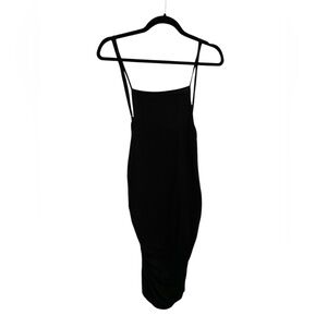 Black fitted dress